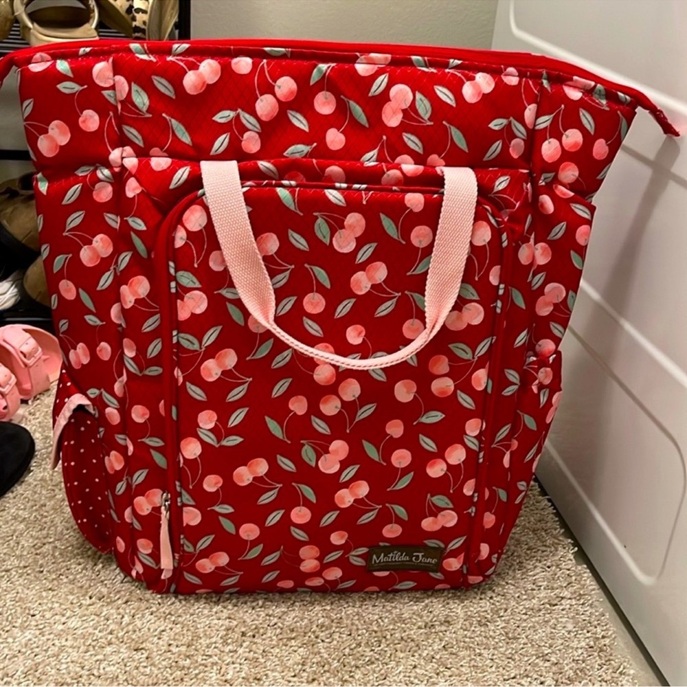 Brand new cherry Matilda Jane cooler tote super cute